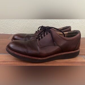 Samuel Hubbard Founder Cognac Brown Leather Loafer Shoe w/ Vibram Soles Size: 10